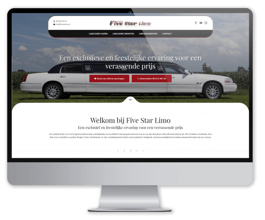 Website Five Star Limo